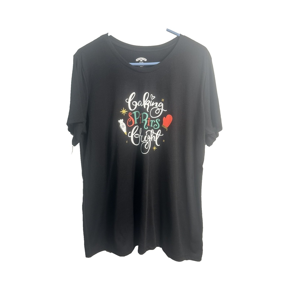 holiday time womens‎ short sleeve shirt size XXL 20 2XL